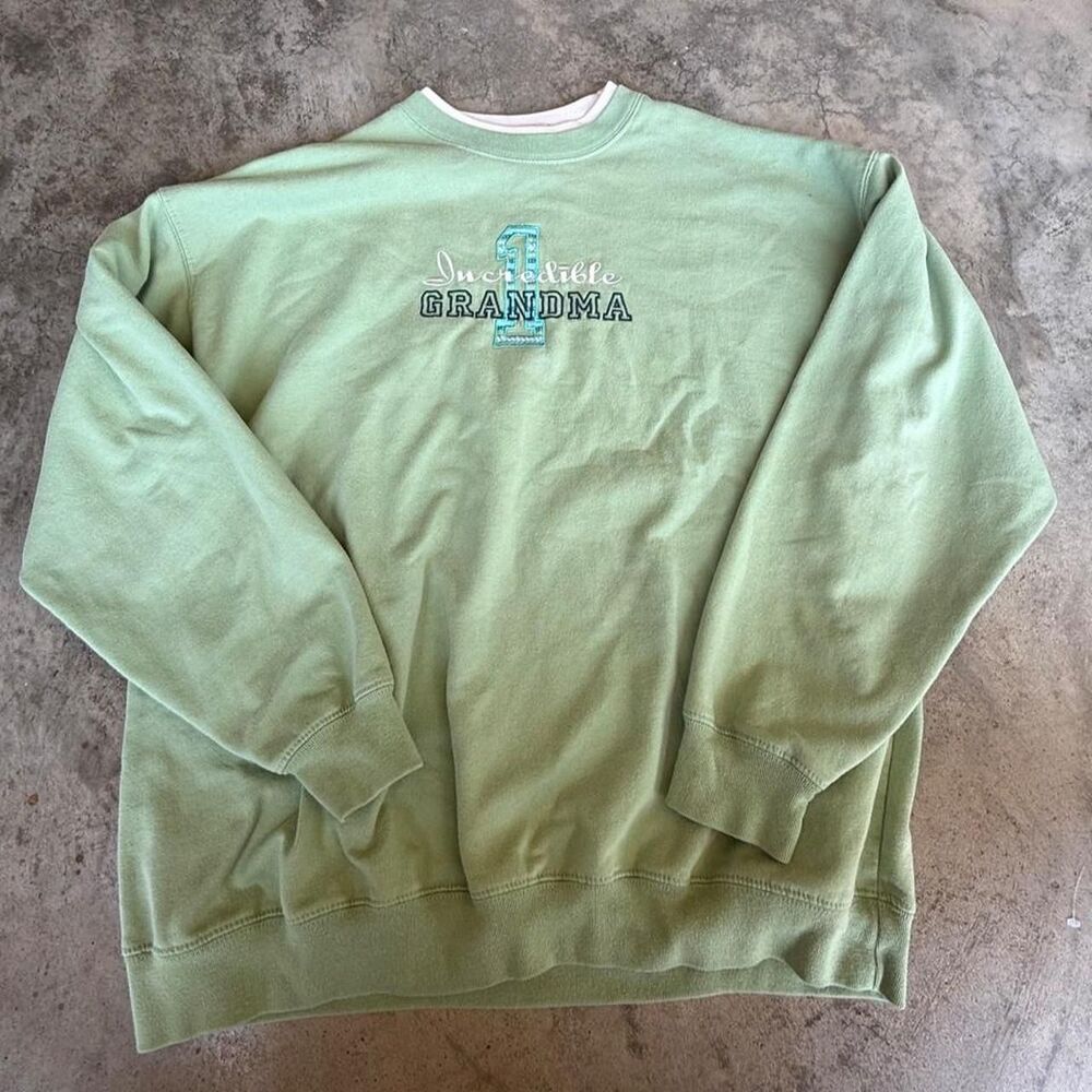 vintage 90s grandma sweatshirt